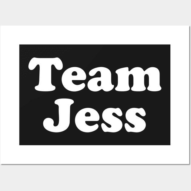 Team Jess Wall Art by PodDesignShop